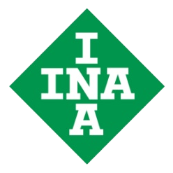 I N A company logo - a Schaeffler brand